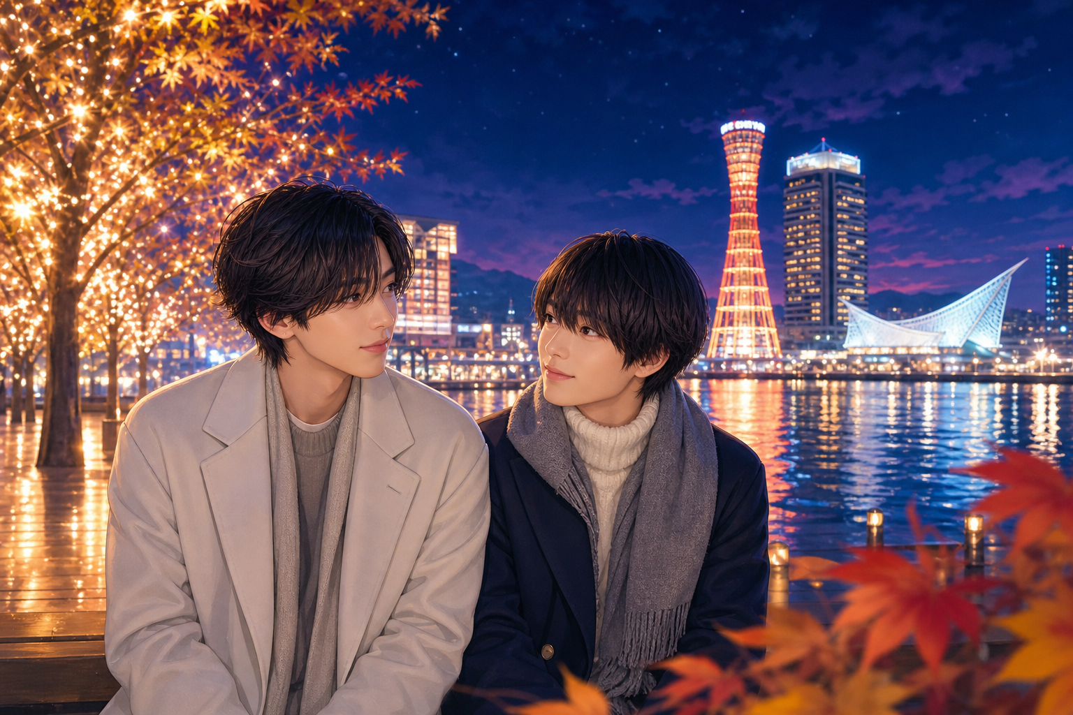 道枝駿佑と大西流星のイルミネーション秘話|神戸点灯式で語った夢と紅葉計画まとめ